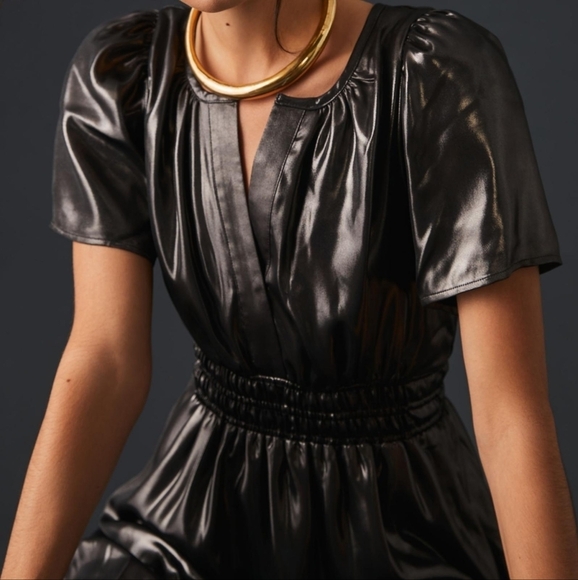 Anthropologie the Somerset Maxi Dress Shine Edition size M NWT - Picture 2 of 9